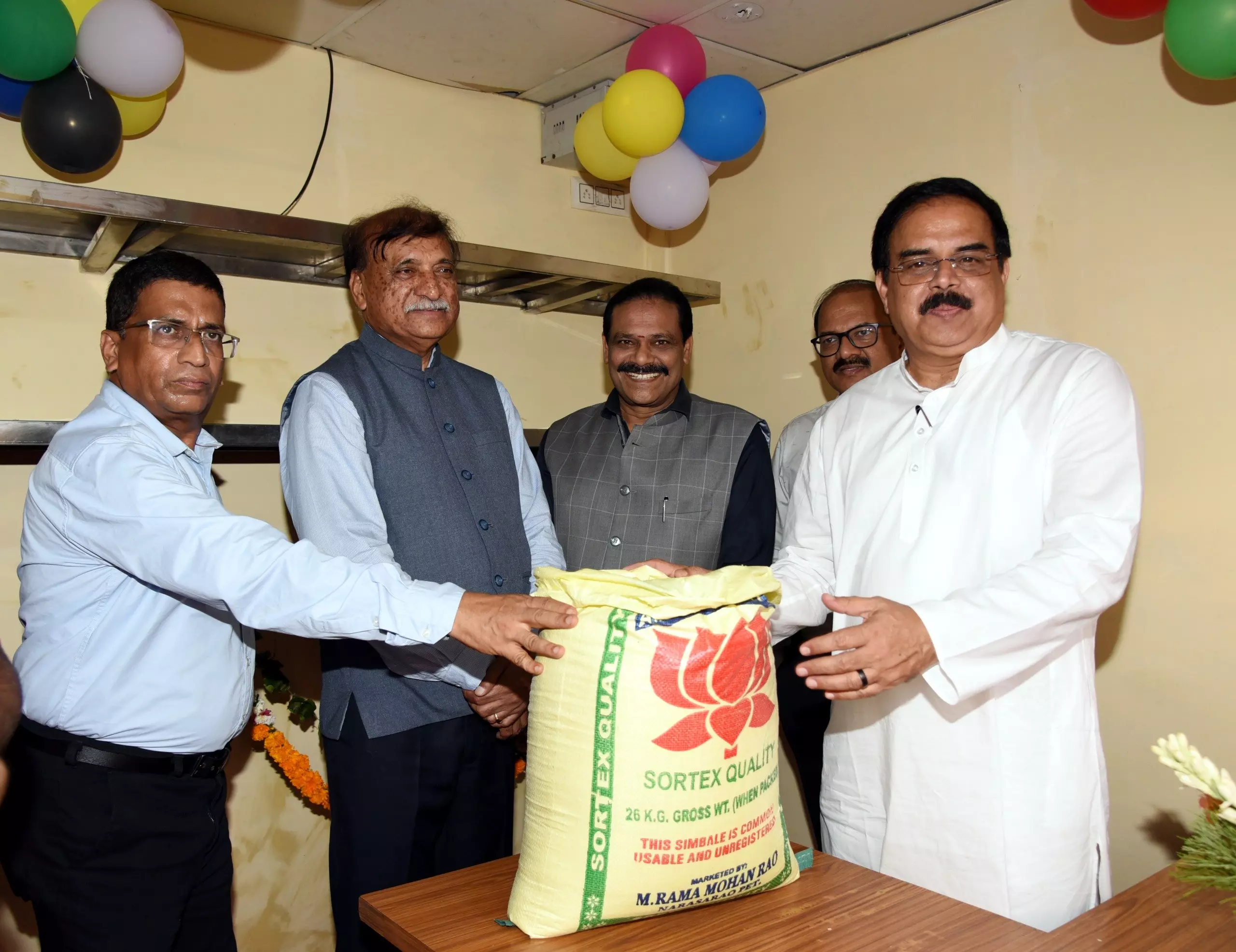 Nadendla Inaugurates Special Rice Outlet at AP Bhavan in New Delhi Nadendla Inaugurates Special Rice Outlet at AP Bhavan in New Delhi