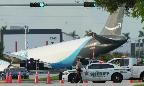 5 Dead After Amazon Cargo Plane Barreled off Runway at Miami Airport