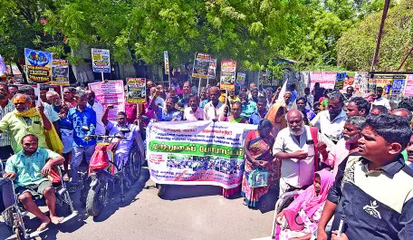 Diff-Abled of Nagercoil Seek Hike in Govt Assistance Diff-Abled of Nagercoil Seek Hike in Govt Assistance