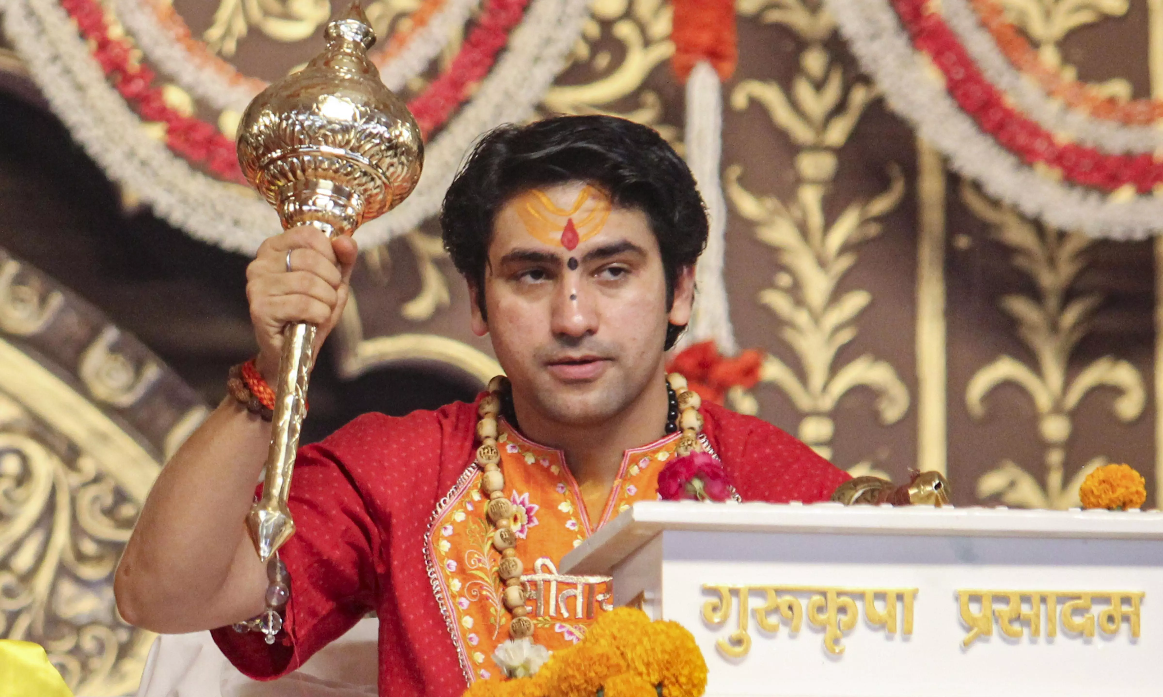 Bengal Cong Moves Police Against Bageshwar Baba Over Durga Puja Meat ‘Diktat’ Bengal Cong Moves Police Against Bageshwar Baba Over Durga Puja Meat ‘Diktat’