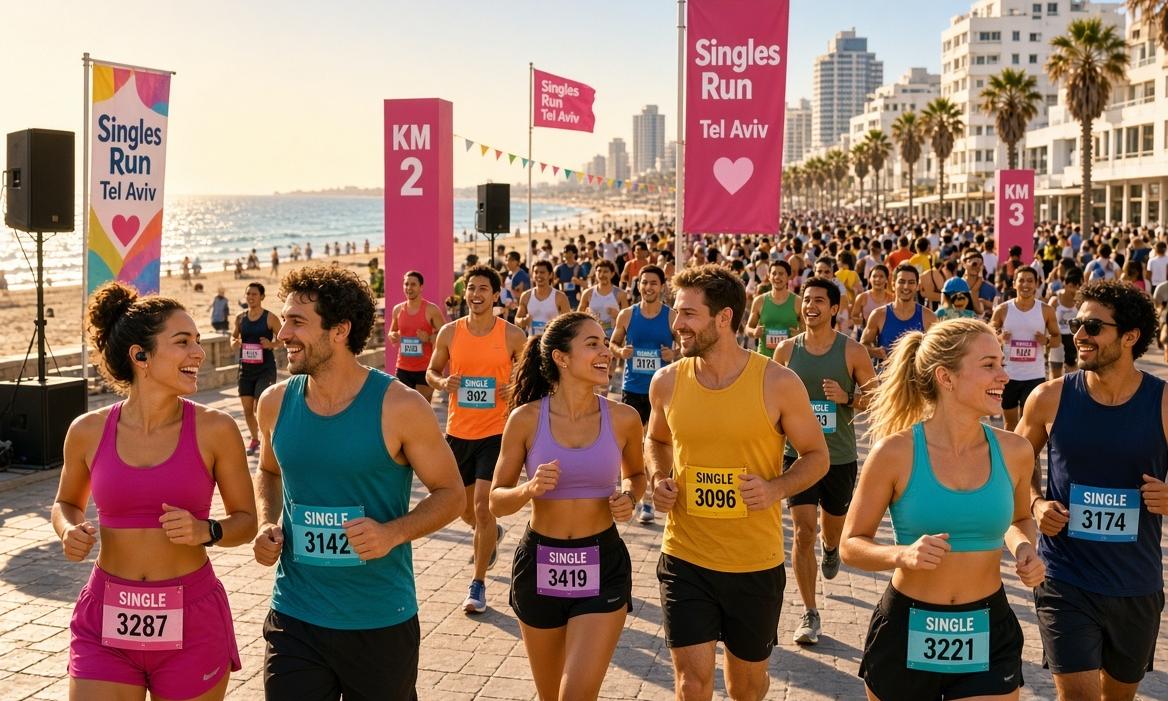 Run, Mingle, Maybe Fall in Love: Tel Aviv’s Singles Run Is Back