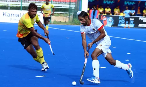 Railways Corner CISF in Hockey