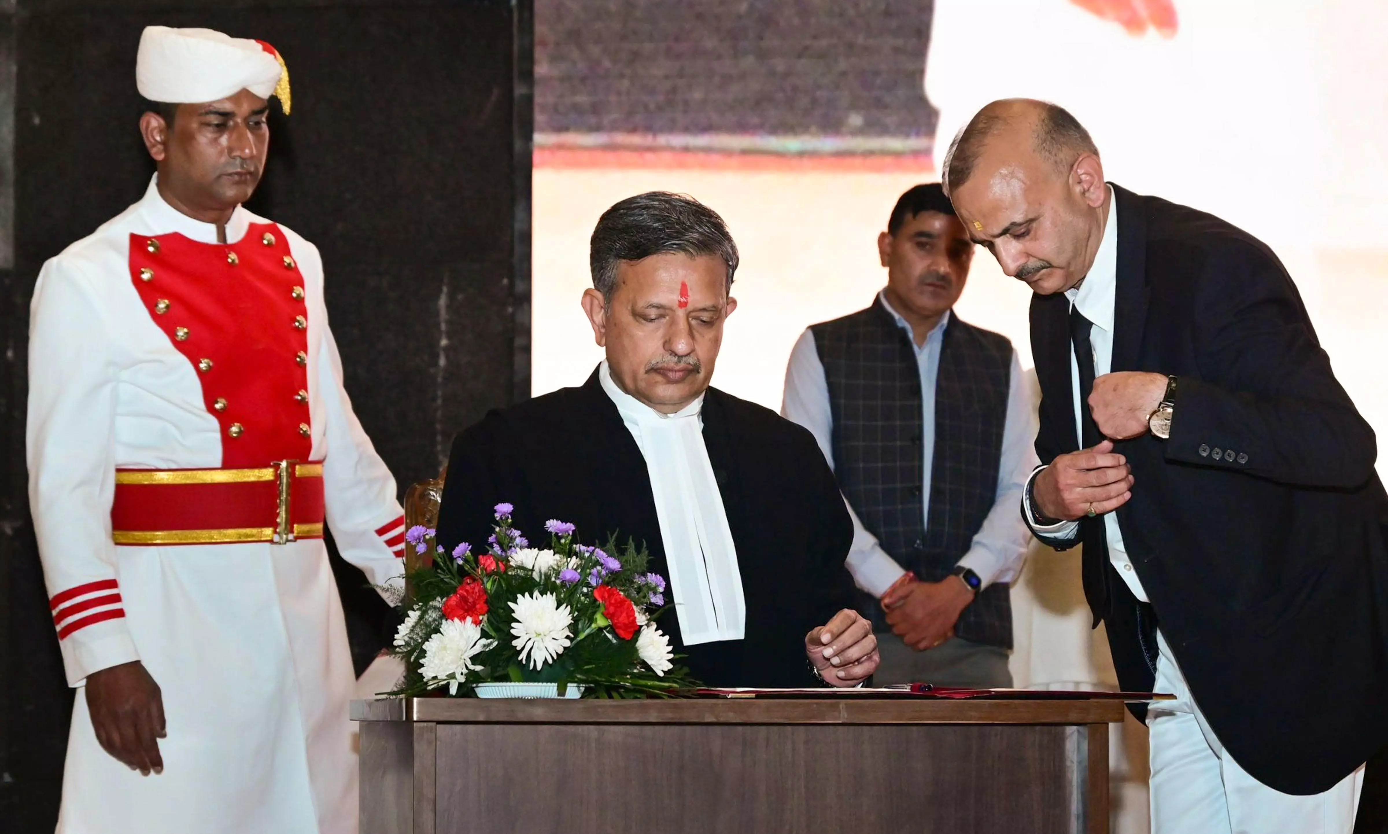 Justice Bhati Assumes Charge as Chief Justice of J&K, Ladakh High Court Justice Bhati Assumes Charge as Chief Justice of J&K, Ladakh High Court
