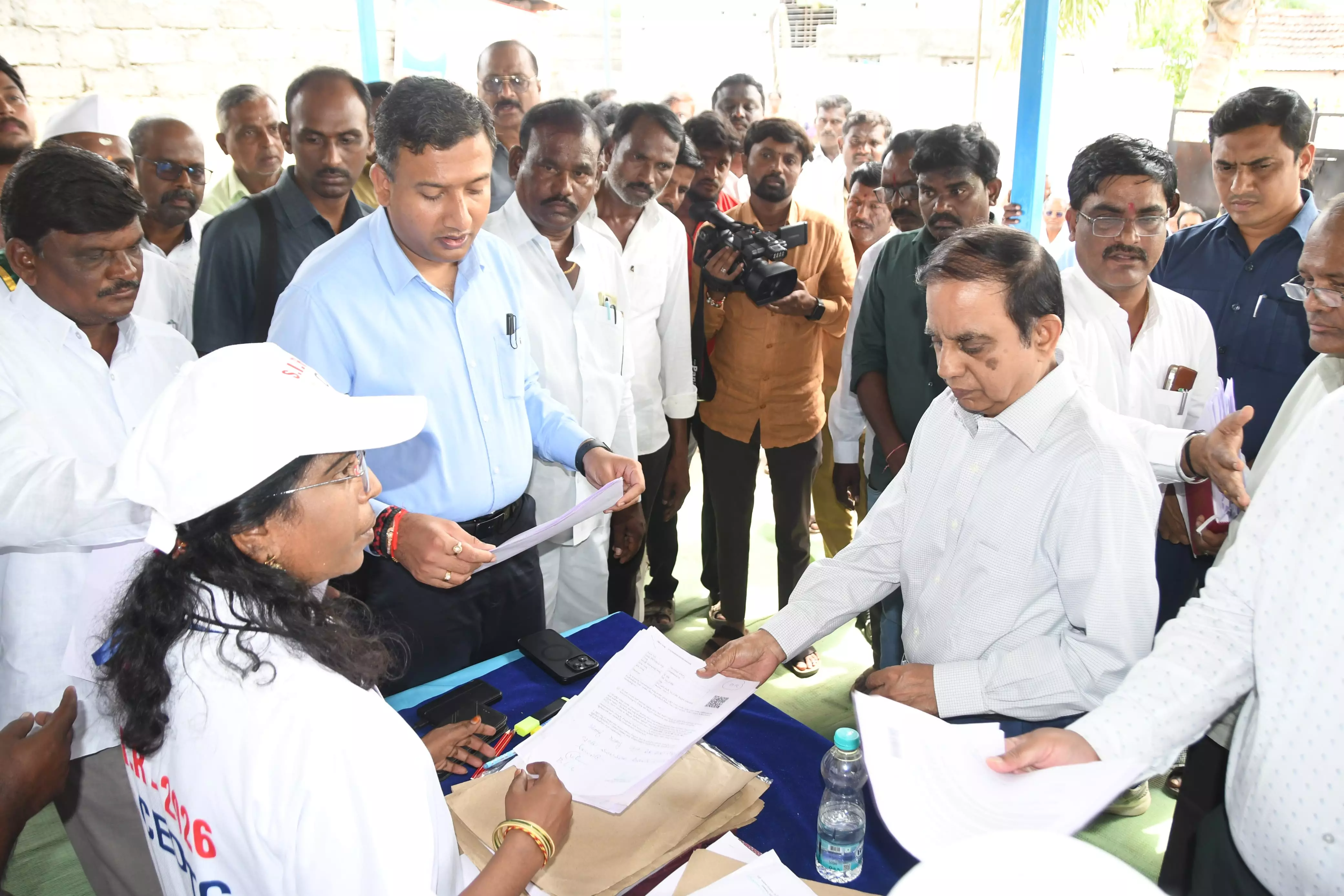 Telangana CEO Inspects the SIR Process Telangana CEO Inspects the SIR Process