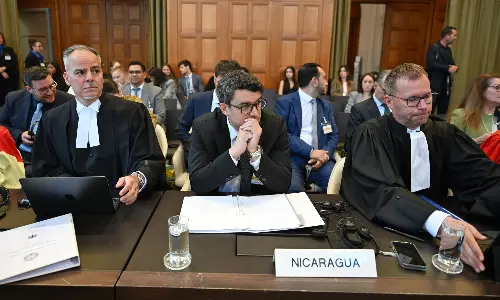 Nicaragua Tells ICJ: Germany Violating International Law by Arming Israel Nicaragua Tells ICJ: Germany Violating International Law by Arming Israel