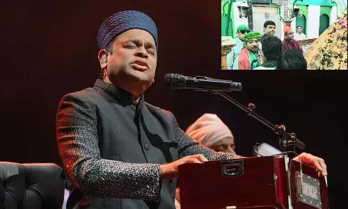 AR Rahman, Sivamani Offer Prayers at Kasumuru Dargah In Nellore