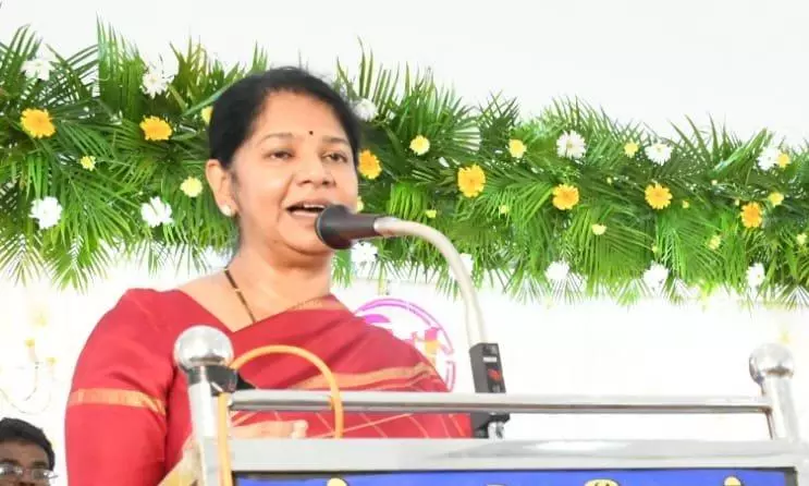 Watching Murders Like Movies: Kanimozhi Slams Vijay Over Chennai Crimes Watching Murders Like Movies: Kanimozhi Slams Vijay Over Chennai Crimes