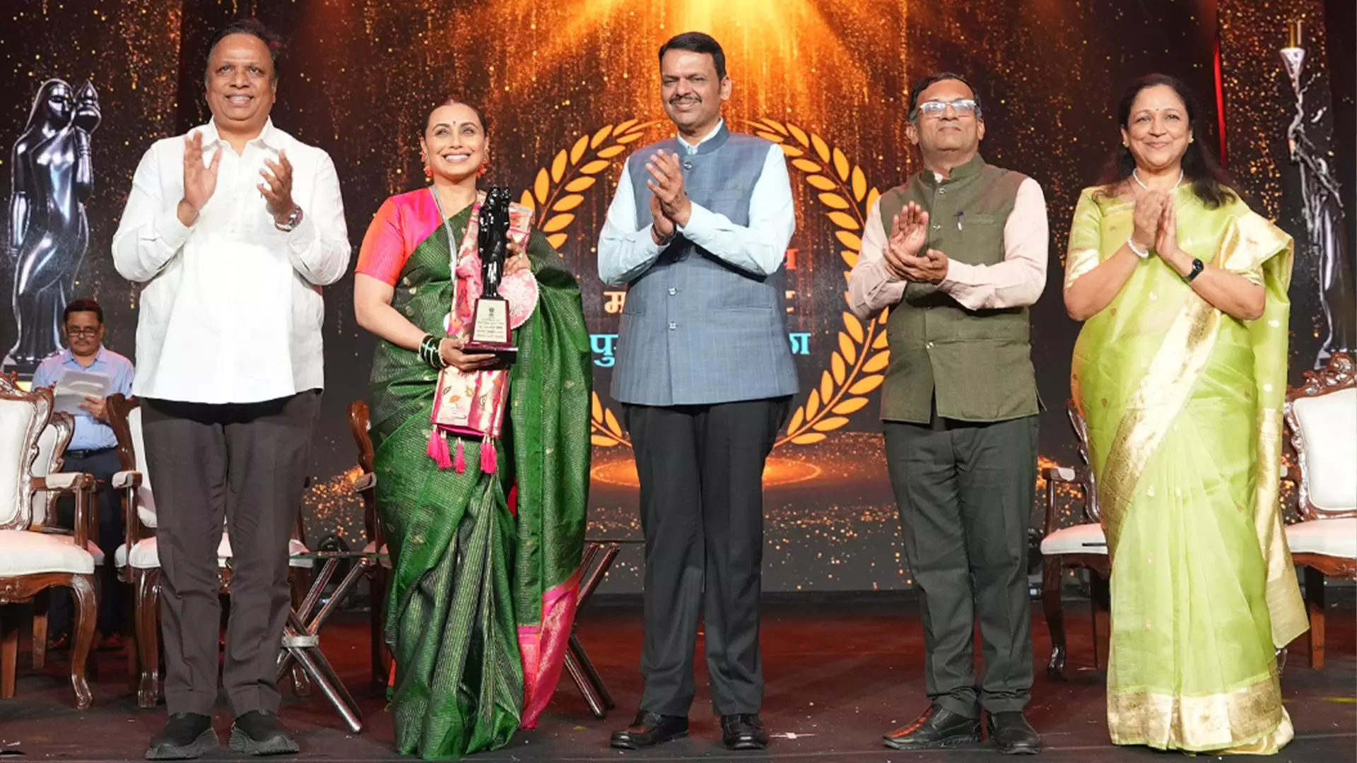 Rani Mukerji Honoured With Raj Kapoor Special Contribution Award Rani Mukerji Honoured With Raj Kapoor Special Contribution Award