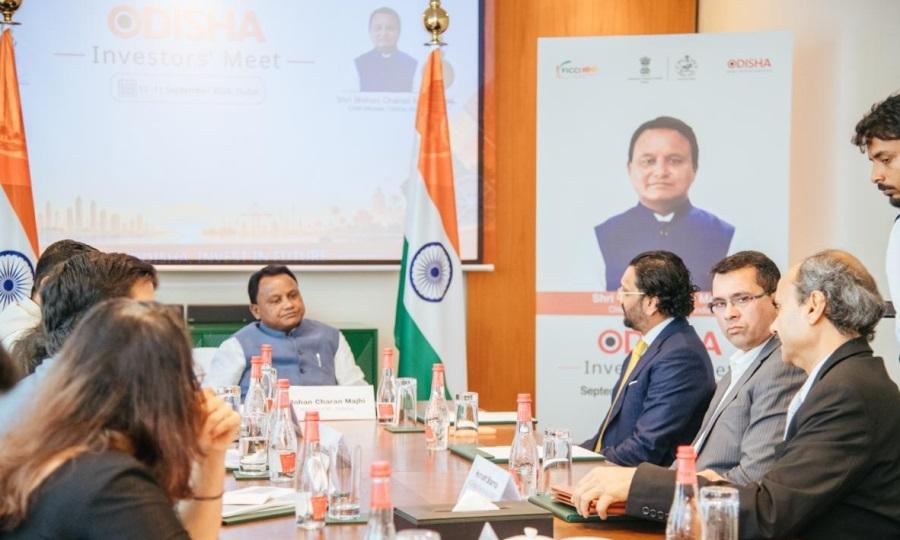 CM Mohan Charan Majhi Meets UAE Minister Abdulla Bin Touq Al Marri