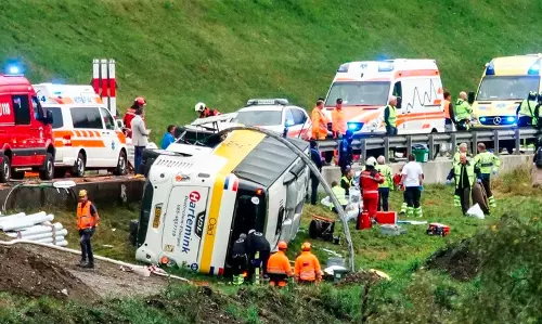 Switzerland Bus Crash Kills Five, Injures 40 Switzerland Bus Crash Kills Five, Injures 40