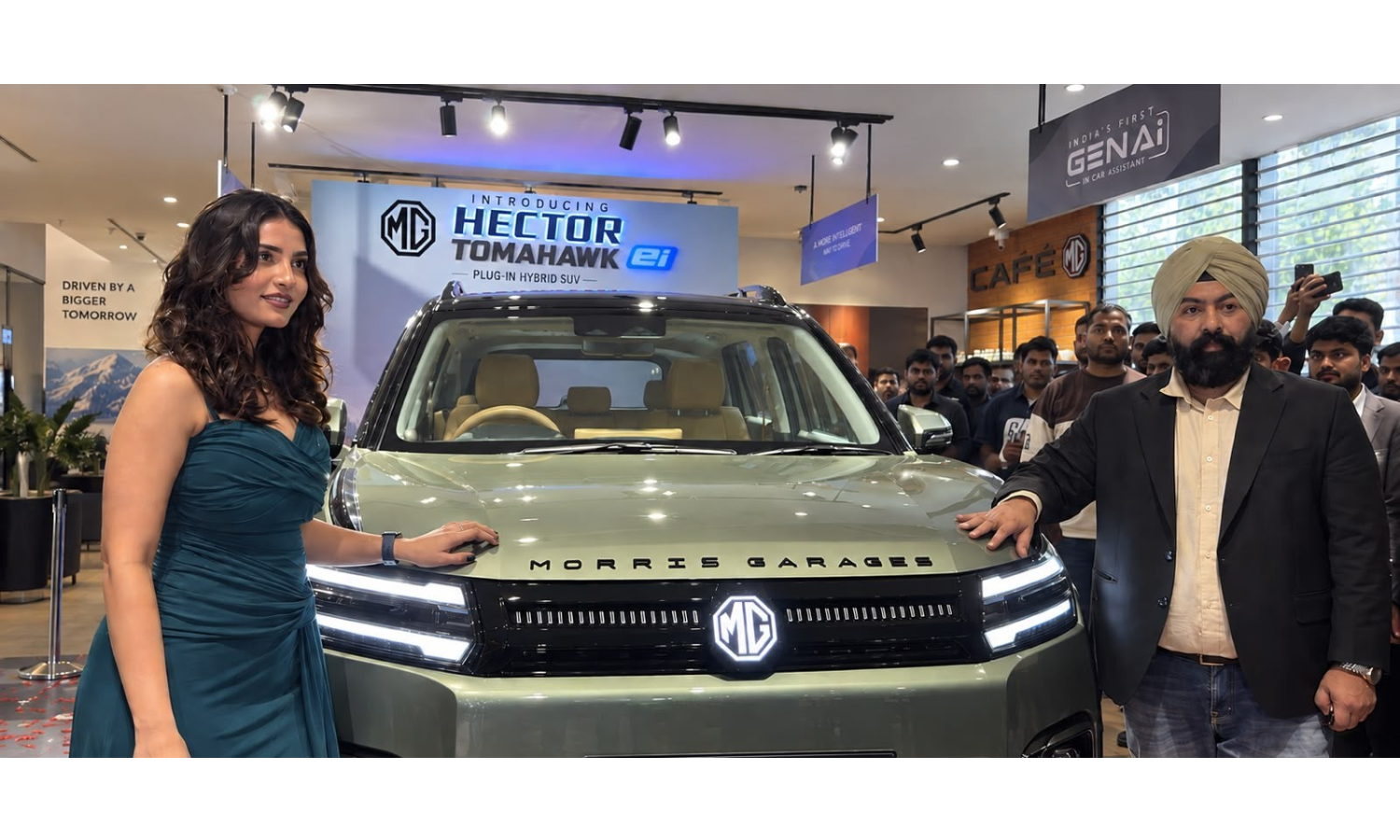 MG Hector Tomahawk EV and PHEV Launch in Hyderabad
