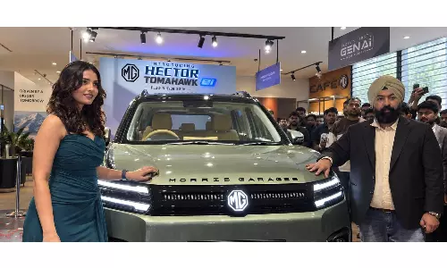 JSW MG Motor India Launches the Hector Tomahawk in EV in Hyderabad JSW MG Motor India Launches the Hector Tomahawk in EV in Hyderabad