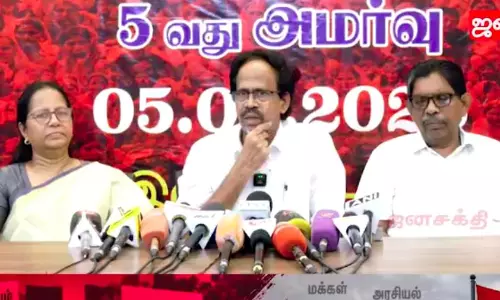 Left Parties Stay Away From TVK, to Go Solo in Bypolls Left Parties Stay Away From TVK, to Go Solo in Bypolls