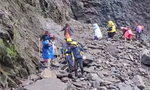Over 6,500 Pilgrims Rescued Near Kedarnath After Landslide Over 6,500 Pilgrims Rescued Near Kedarnath After Landslide