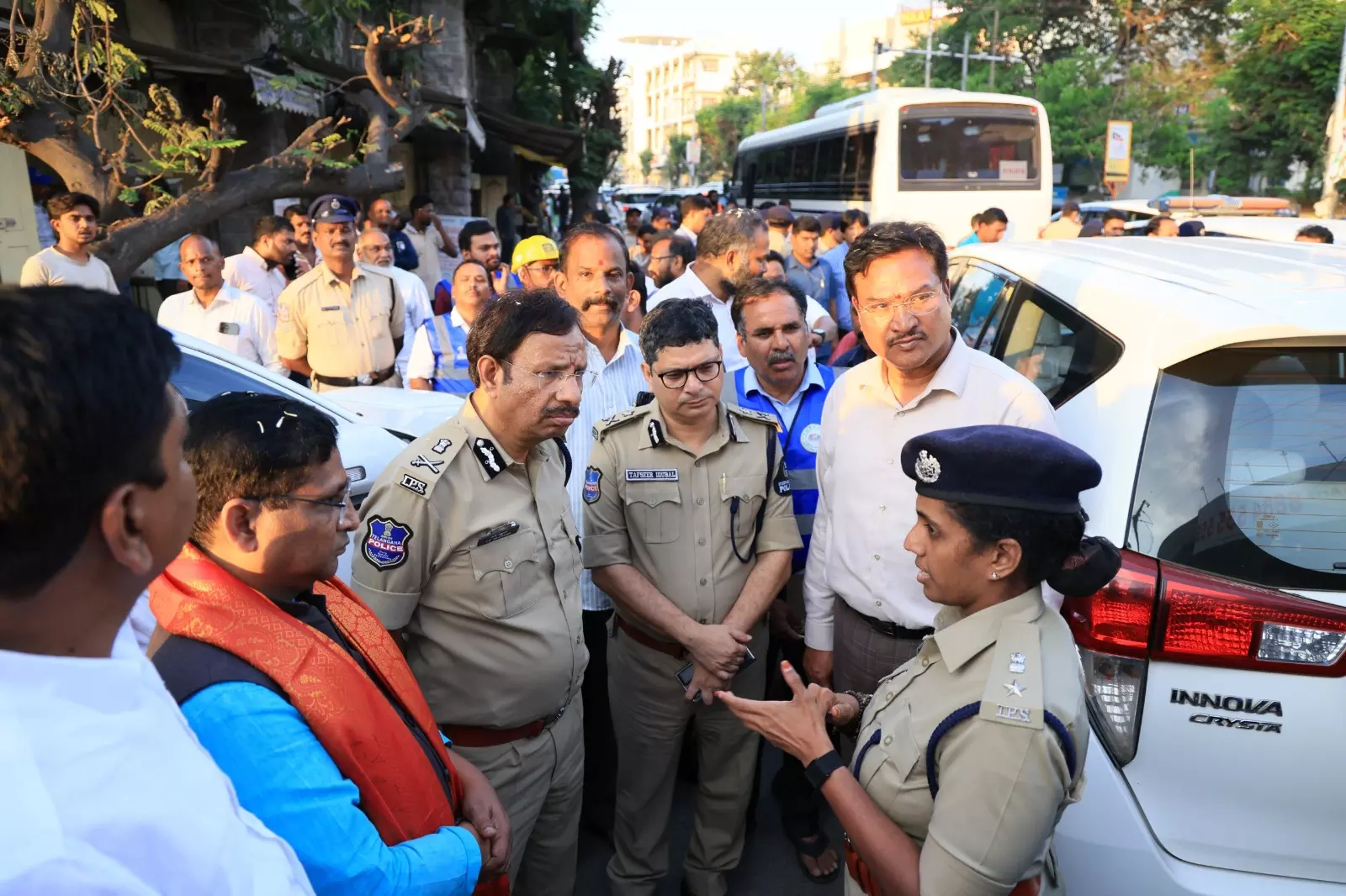 Hyderabad: Ganesh Immersion Route Inspected for Safety Measures Hyderabad: Ganesh Immersion Route Inspected for Safety Measures
