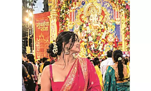 Ganpati Pandals Become Newest Fashion Runways