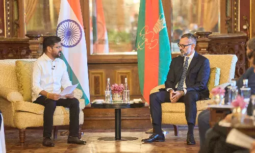 Prince Rahim Aga Khan Meets Telangana CM Revanth During First Official India Visit Prince Rahim Aga Khan Meets Telangana CM Revanth During First Official India Visit