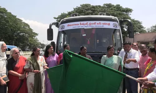 TPF Launches Education Bus Yatra Demanding Law on Private Fees, 18% Budget Share
