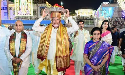 Naidu Calls for Preserving Tirumala Heritage, Lauds TTD Administration Naidu Calls for Preserving Tirumala Heritage, Lauds TTD Administration