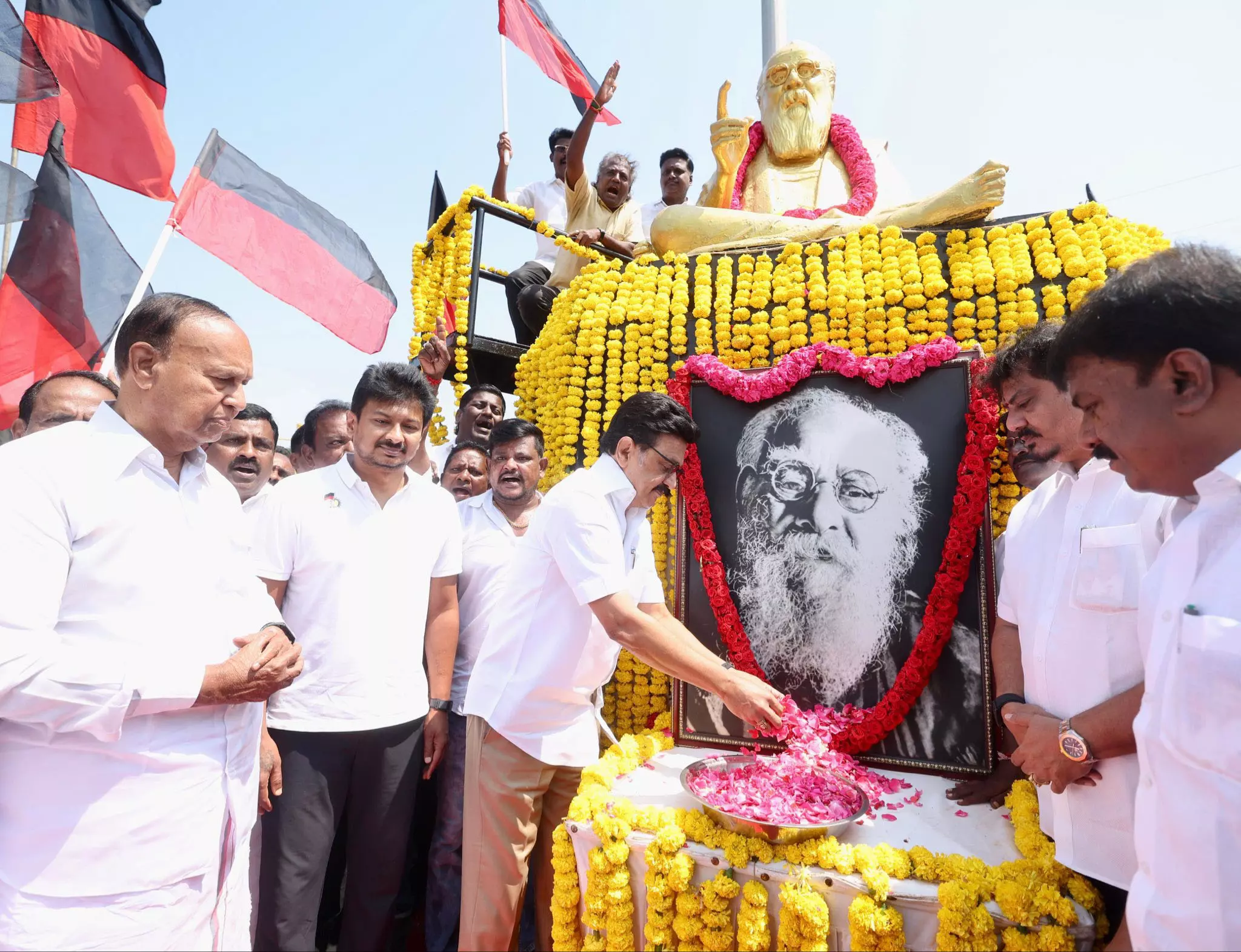 Tamil Nadu Marks 147th Birth Anniversary of Thanthai Periyar Tamil Nadu Marks 147th Birth Anniversary of Thanthai Periyar