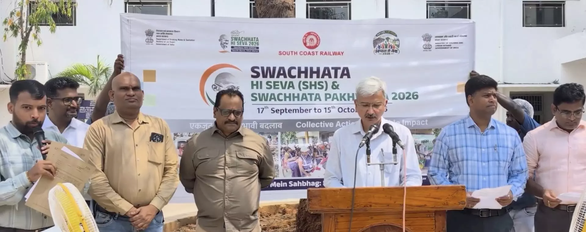 Vijayawada Railway Division Launches Swachhata Hi Seva Campaign Vijayawada Railway Division Launches Swachhata Hi Seva Campaign