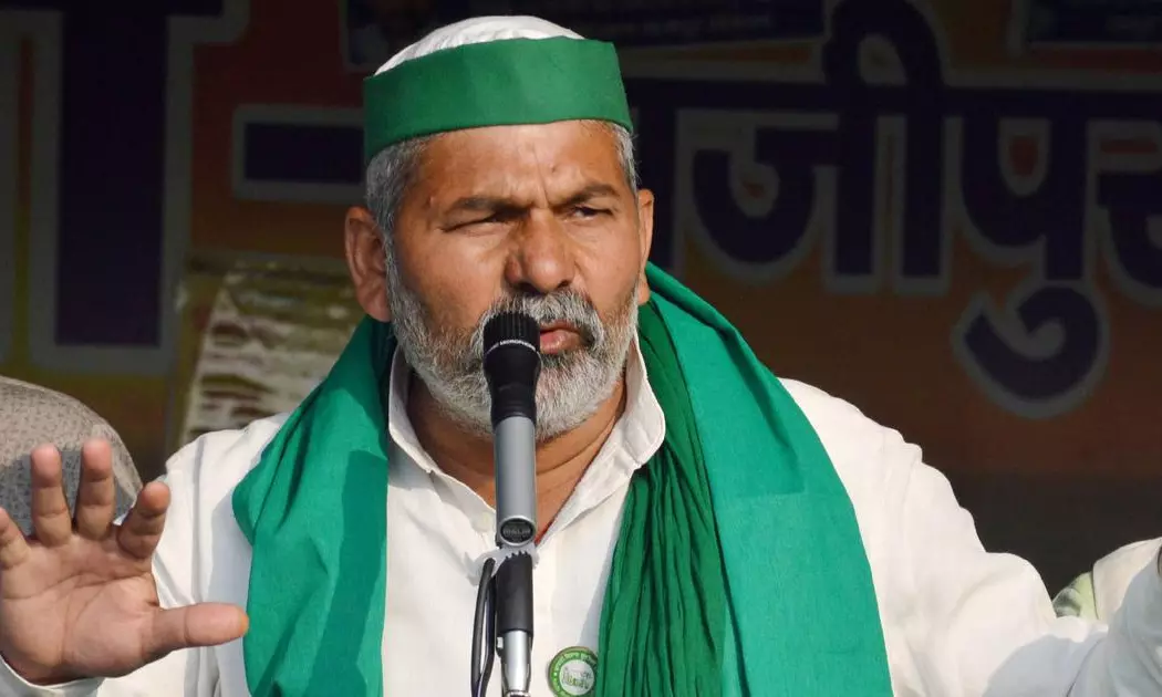 Rakesh Tikait Threatens Farmers Agitation Over Demands