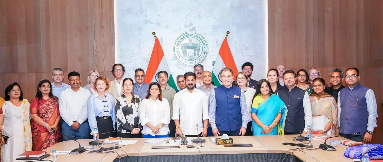 Hyderabad Emerging as Global Hub for Knowledge, Talent, Innovation: Revanth Reddy Hyderabad Emerging as Global Hub for Knowledge, Talent, Innovation: Revanth Reddy