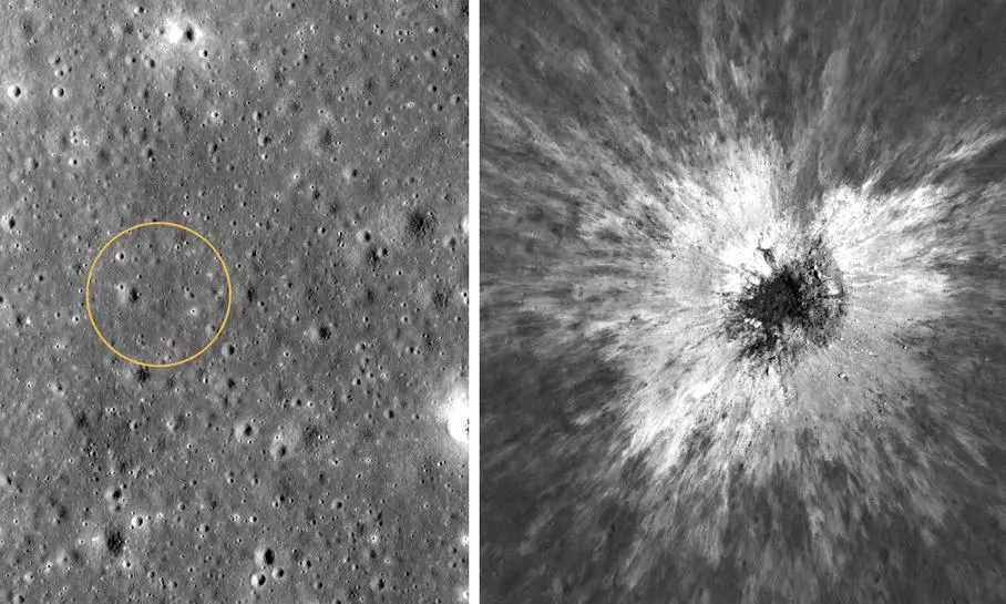 NASA Scan Reveals Rare Once-in-a-Century Moon Crater NASA Scan Reveals Rare Once-in-a-Century Moon Crater