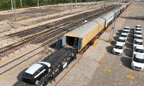 Maruti Suzuki Dispatches 1 Million Vehicles Via In-Plant Railway Terminals in 3 Years Maruti Suzuki Dispatches 1 Million Vehicles Via In-Plant Railway Terminals in 3 Years