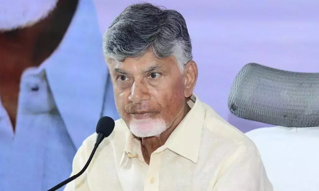 Naidu Lays Foundation for Projects worth Rs.11,360 Cr across State Naidu Lays Foundation for Projects worth Rs.11,360 Cr across State