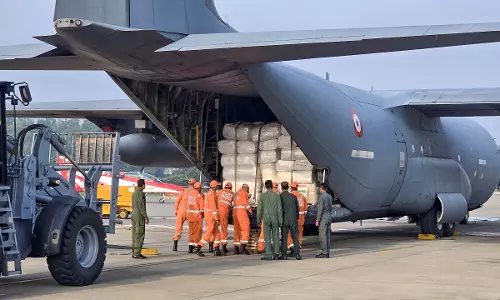 India Dispatches 11 More Tonnes of Flood Relief Aid to Nepal India Dispatches 11 More Tonnes of Flood Relief Aid to Nepal