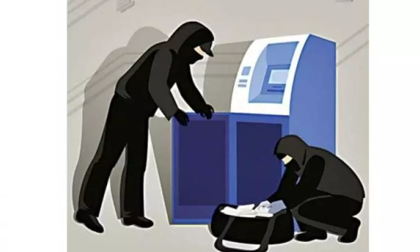 Two ATMs Targeted In Karimnagar, Burglars Use Gas Cutter To Steal Cash Two ATMs Targeted In Karimnagar, Burglars Use Gas Cutter To Steal Cash
