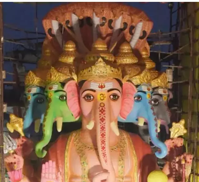 Massive Turnout At Khairatabad Maha Ganapati Massive Turnout At Khairatabad Maha Ganapati