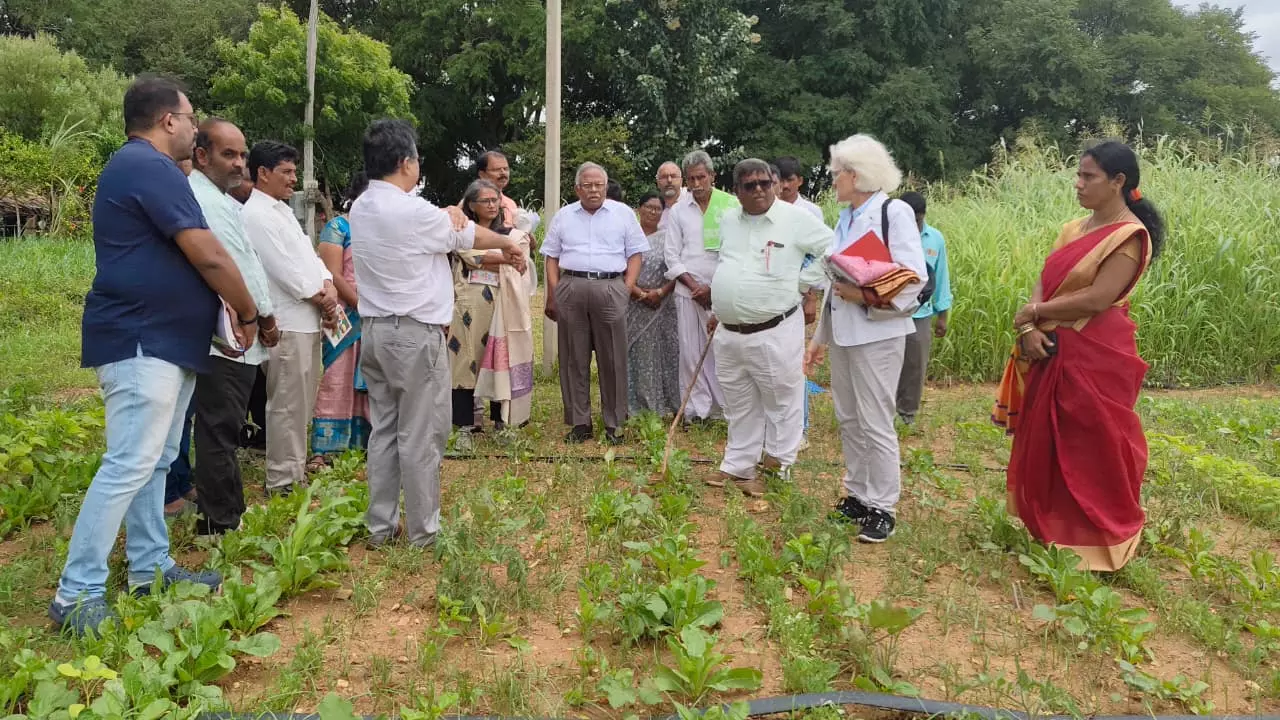 Germany’s KfW Team Visits Natural Farming Centres In Sri Sathya Sai District Germany’s KfW Team Visits Natural Farming Centres In Sri Sathya Sai District