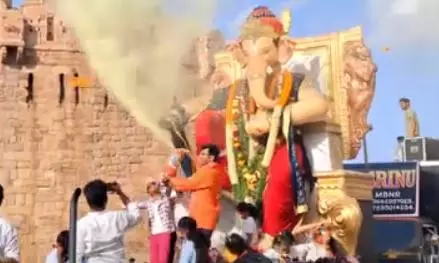 Ganesh Immersion Procession Held in Kurnool Ganesh Immersion Procession Held in Kurnool