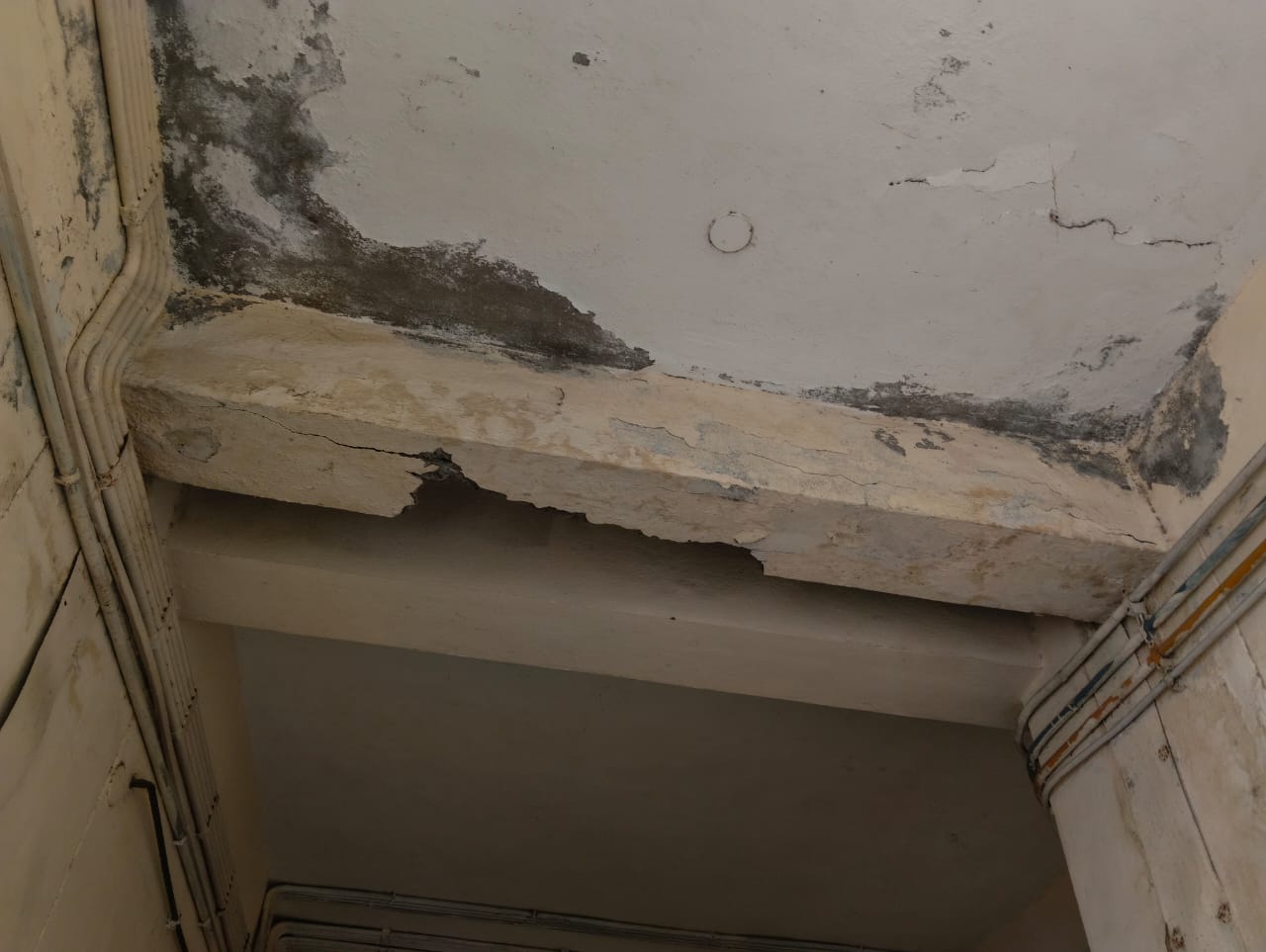 More Ceiling Plaster Falls at Warangal MGM Hospital