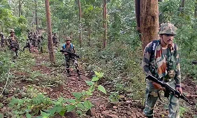 Two Maoist Arms Dumps Busted In Bastar; Chinese Grenade Seized Two Maoist Arms Dumps Busted In Bastar; Chinese Grenade Seized