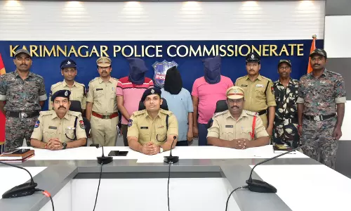 Karimnagar Police Arrest Three in Investment Fraud Case Karimnagar Police Arrest Three in Investment Fraud Case