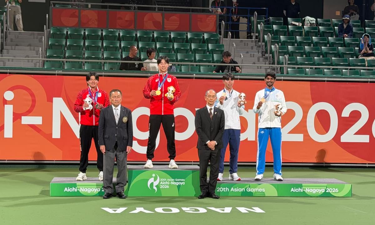 Jay Meena Wins India’s First Soft Tennis Asian Games Bronze