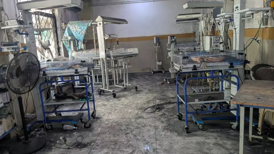 Revenue Officials Seal Adilabad RIMS Newborn Care Ward