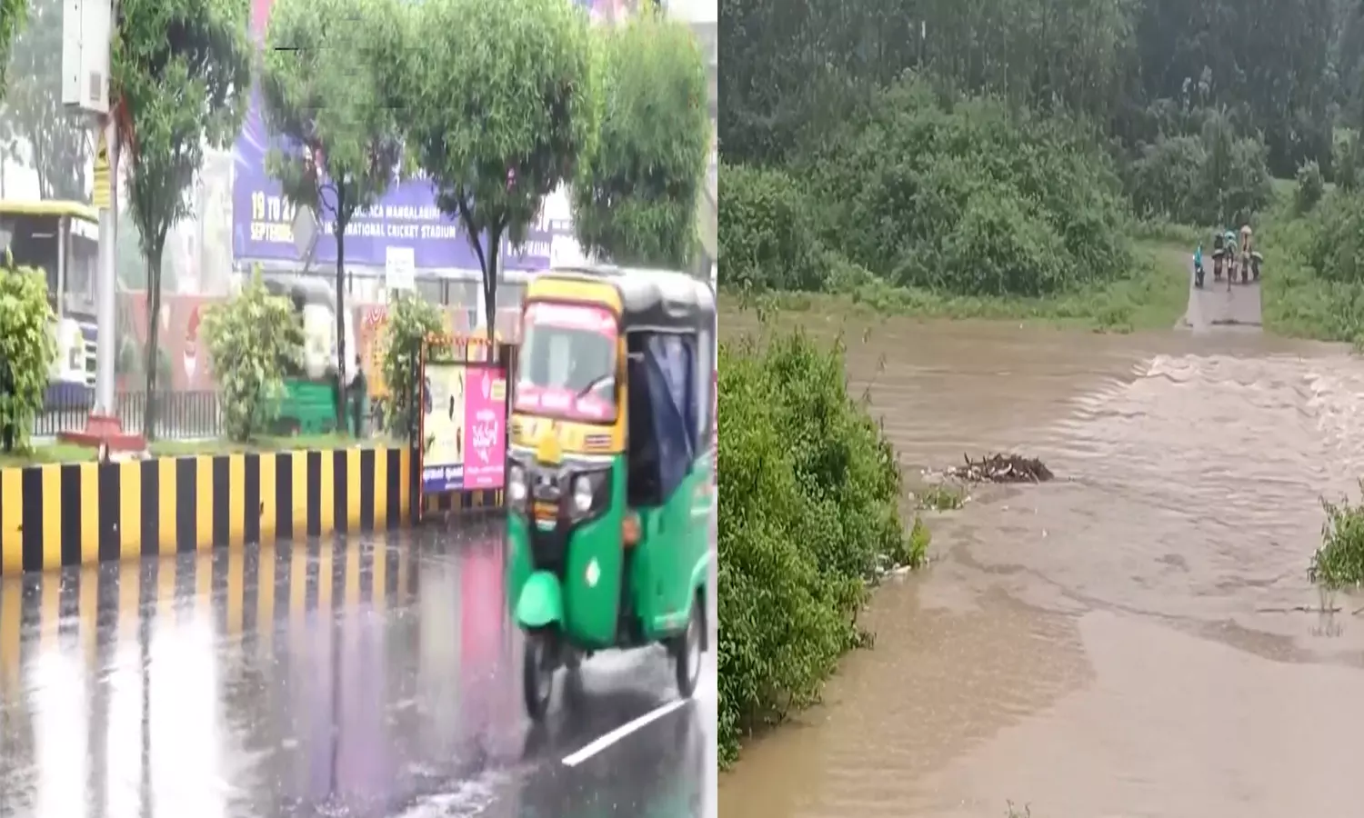 Heavy Rains: Roads Flooded in Several Districts, Flights Diverted Heavy Rains: Roads Flooded in Several Districts, Flights Diverted