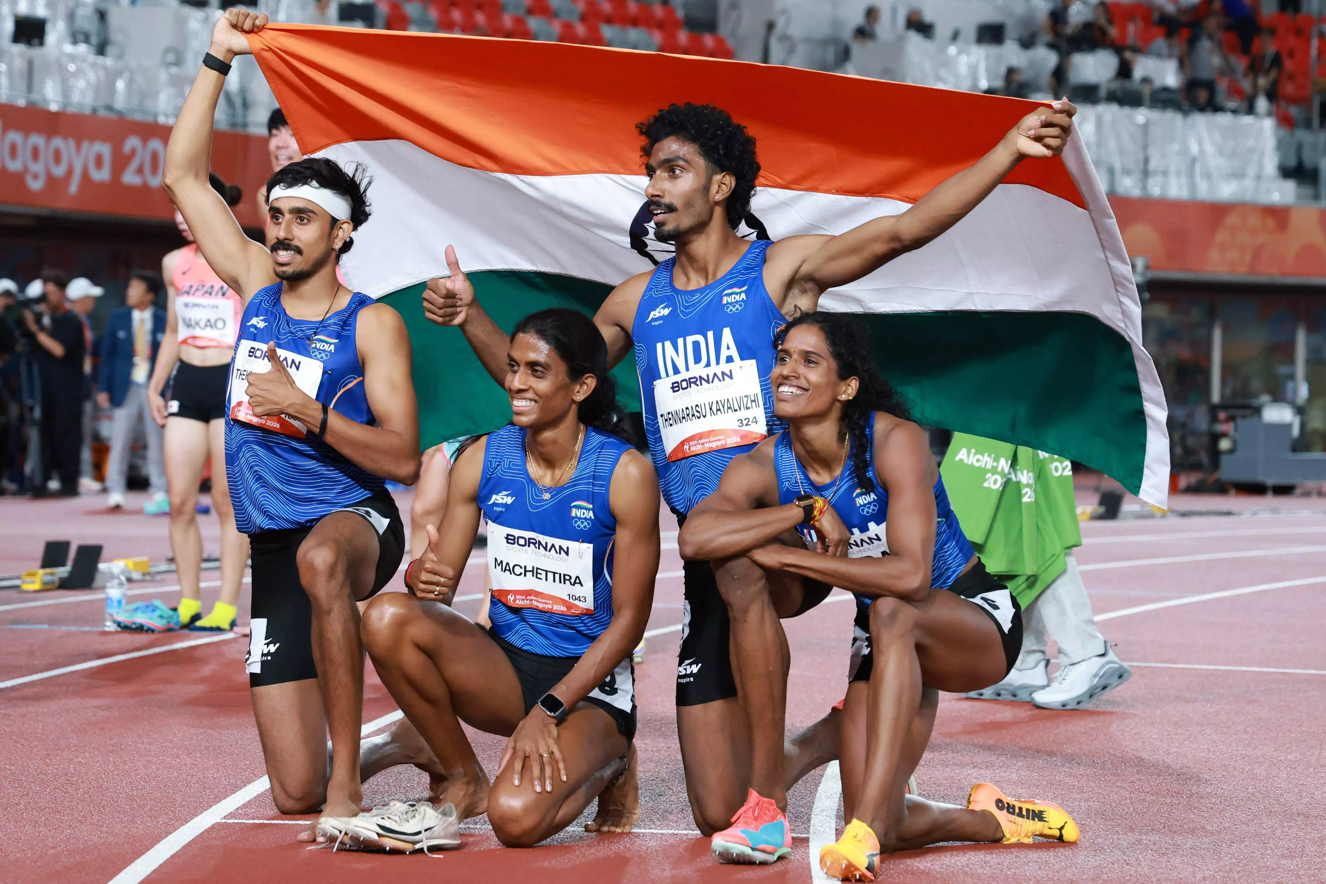 Asian Games 2026: India Win Silver Medal in Mixed 4x400m Relay Asian Games 2026: India Win Silver Medal in Mixed 4x400m Relay