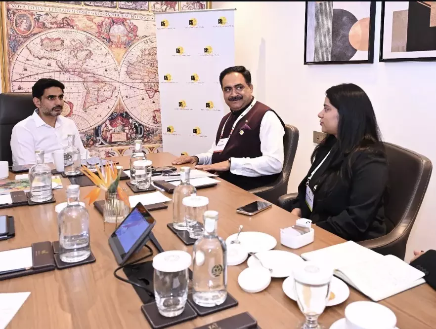 Lokesh Pitches AP As Hub For Electronics, Tech, Pharma And Green Industries Lokesh Pitches AP As Hub For Electronics, Tech, Pharma And Green Industries