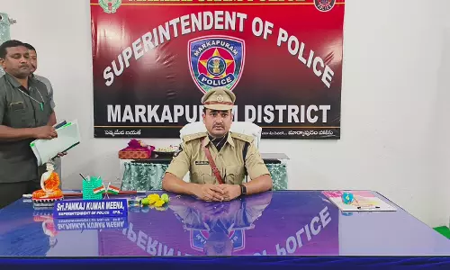 Pankaj Kumar Meena Takes Charge as Markapuram’s First SP Pankaj Kumar Meena Takes Charge as Markapuram’s First SP