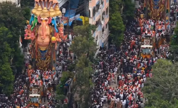 6 Hours For 4 Km: The Man Driving Khairatabad Ganesh’s Tusker 6 Hours For 4 Km: The Man Driving Khairatabad Ganesh’s Tusker