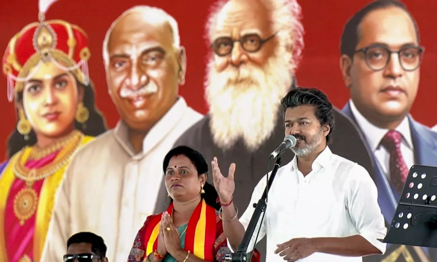 CM Vijay Kick-Starts TVK Bypoll Campaign, Opens Fire Upon DMK, AIADMK CM Vijay Kick-Starts TVK Bypoll Campaign, Opens Fire Upon DMK, AIADMK