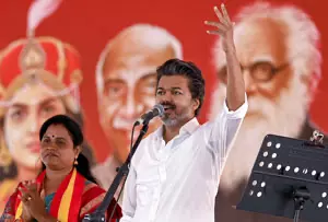 DMK, AIADMK & BJP Have Come Together: Vijay DMK, AIADMK & BJP Have Come Together: Vijay