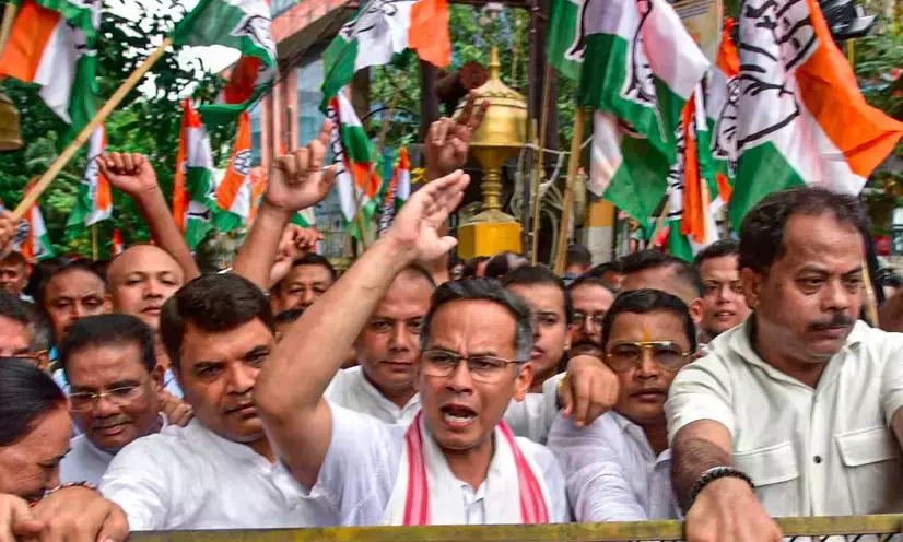 Congress Protests Across India, Seeks CEC’s Resignation Congress Protests Across India, Seeks CEC’s Resignation