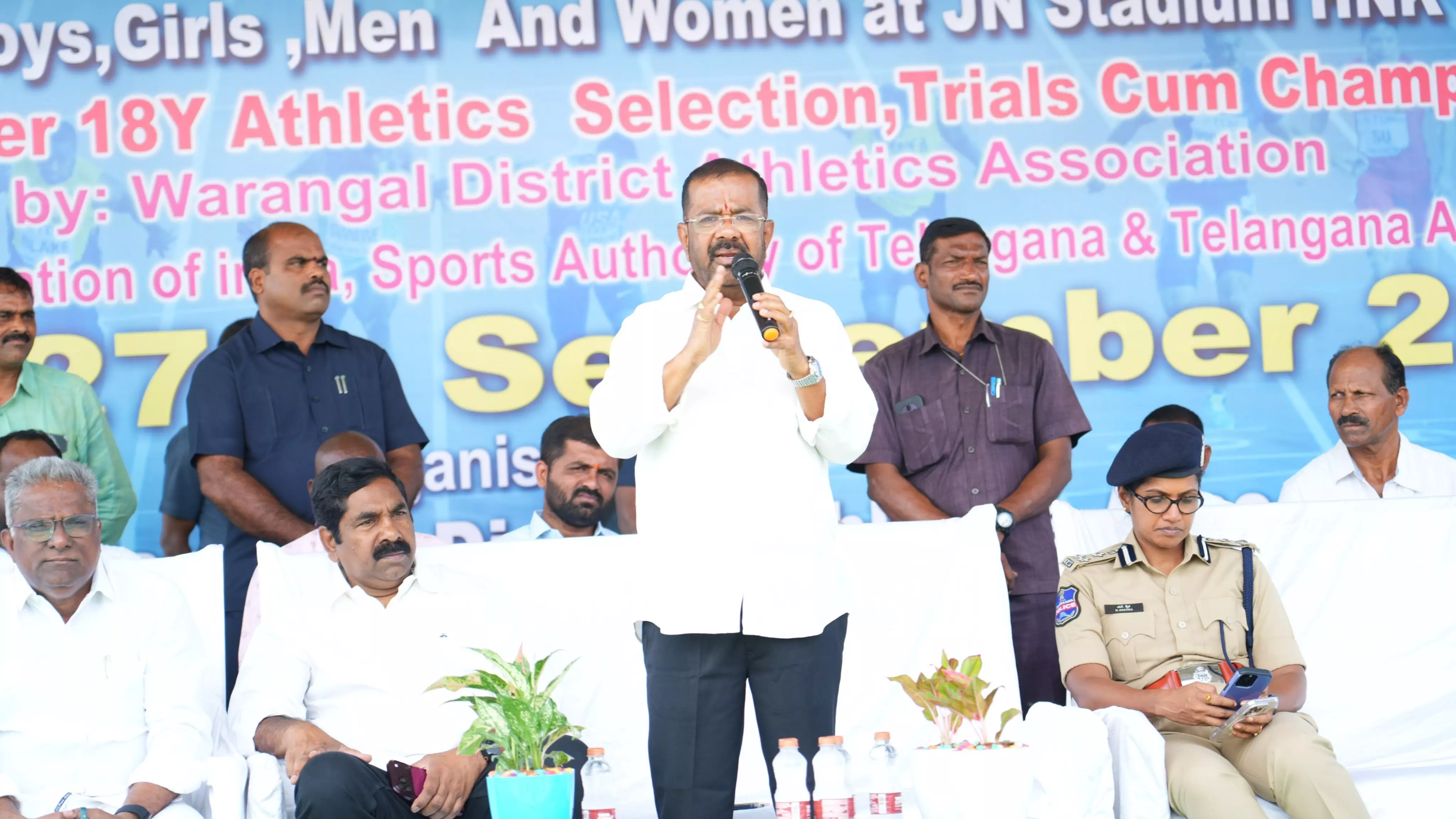 Warangal to Be Developed as Sports Hub: Naini Warangal to Be Developed as Sports Hub: Naini