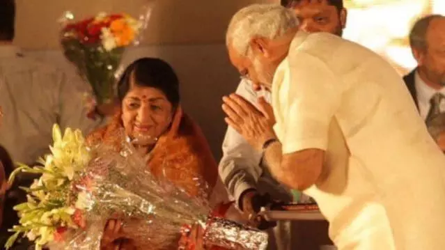 PM Modi Pays Homage to Melody Queen Lata Mangeshkar PM Modi Pays Homage to Melody Queen Lata Mangeshkar